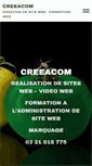 Mobile Screenshot of creeacom.fr