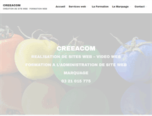 Tablet Screenshot of creeacom.fr